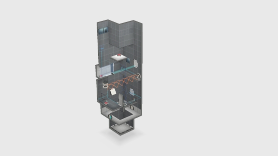 cube button tower
