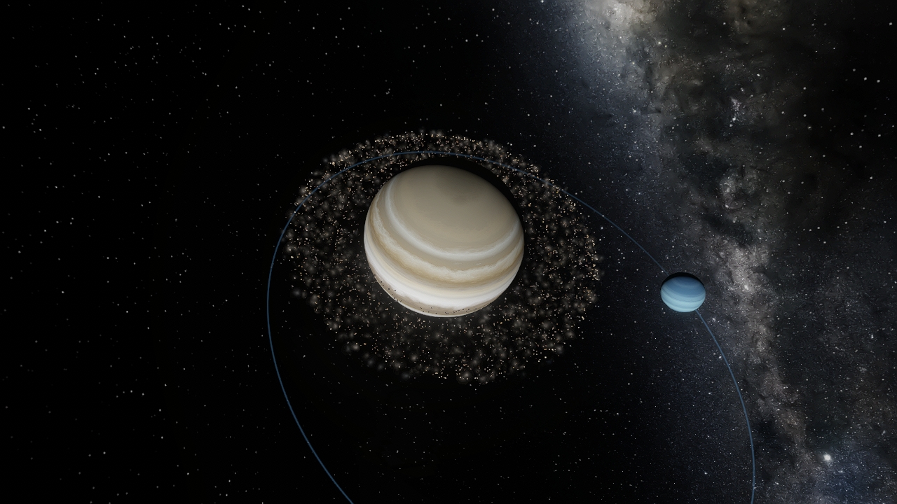 Planet Nine Destroys Rings