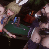 玛修&阿尔托莉雅CASINO BUNNY(Elarbaby)