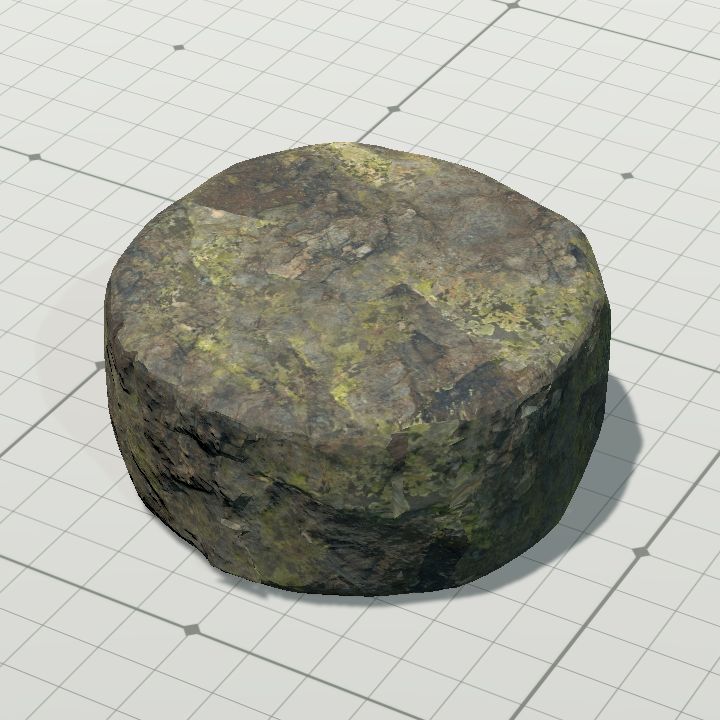 Boulder rocks D - slab horiz 1