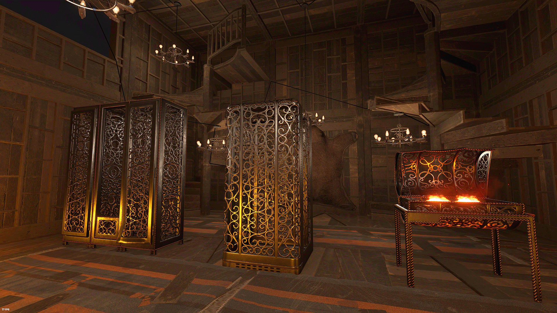 Wrought Iron Fridge thumbnail 2