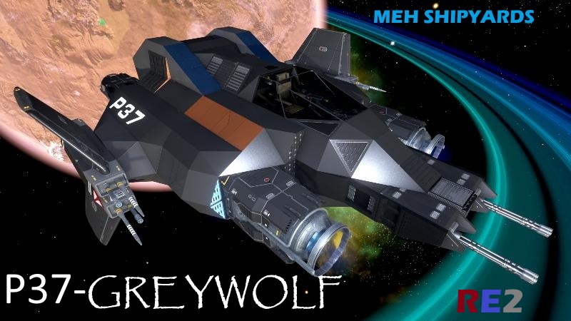 P-37 Greywolf Fighter - RE2