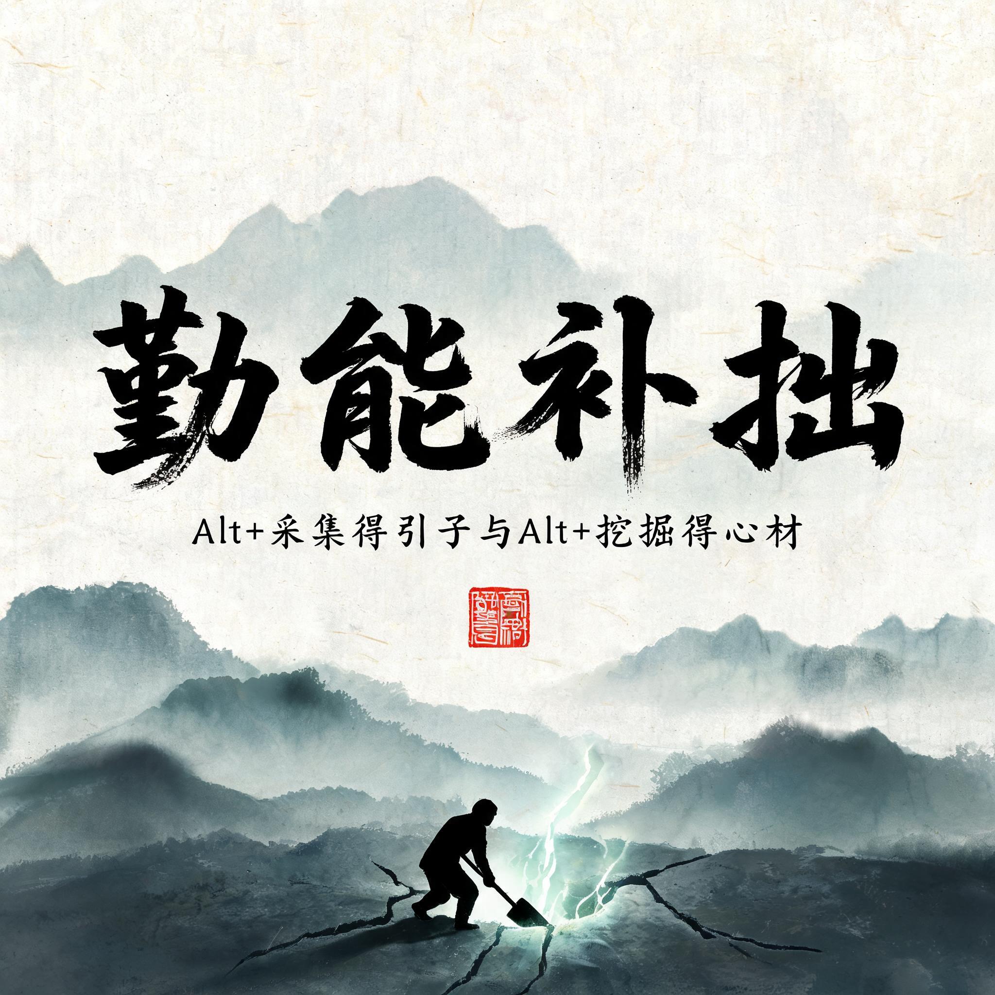 勤能补拙:Alt+采集得引子与Alt+挖掘得心材 preview