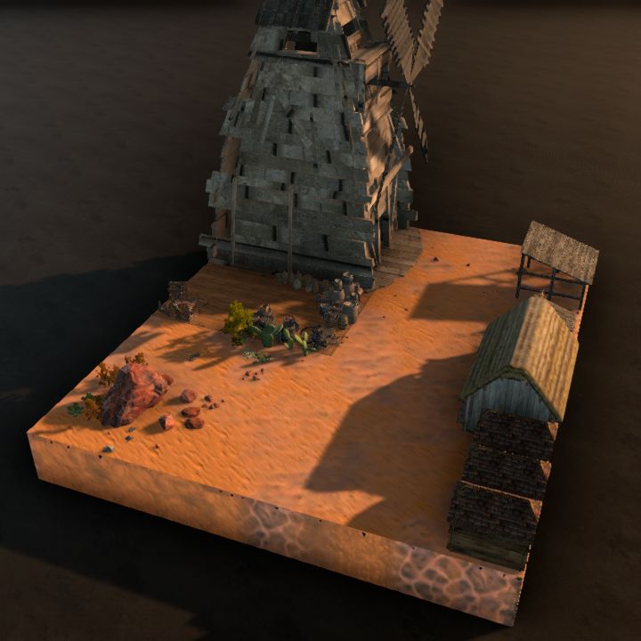Red Rock Windmill