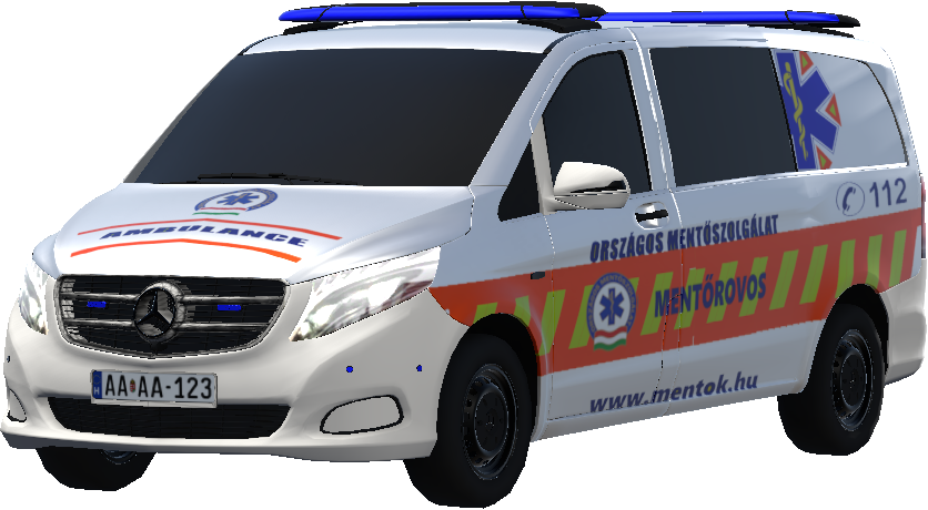 Mentőorvos Mercedes