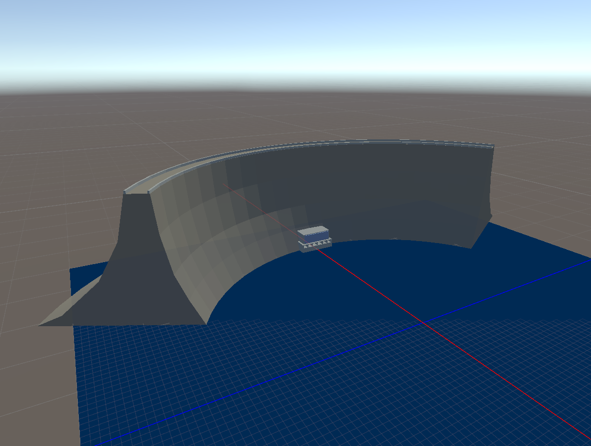 Destructeble dam