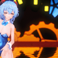 Ganyu甘雨~Bikini＆bunny girl@MMD preview