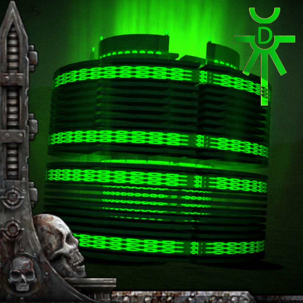 D's Necron Greater Generator - 40k preview
