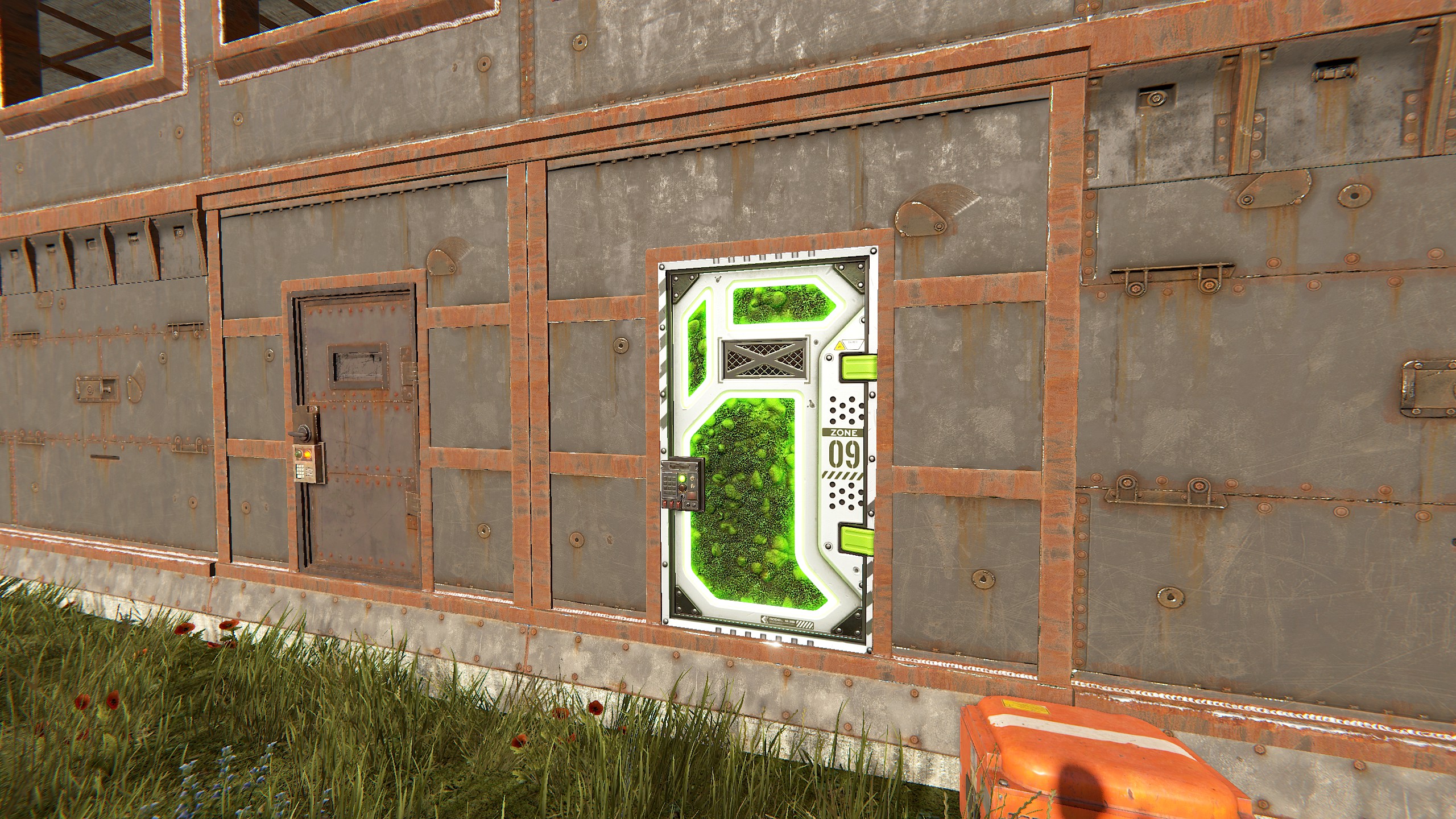 Greening Area Armored Door