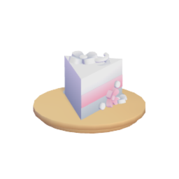 Wedding Cake Slice A