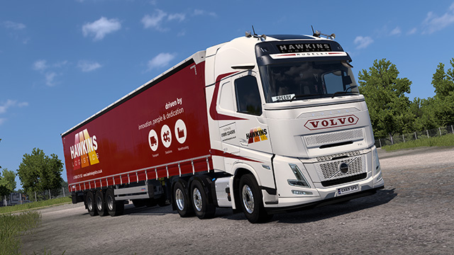 Hawkins Logistics - Volvo FH6  Aero & Schmitz S.CS