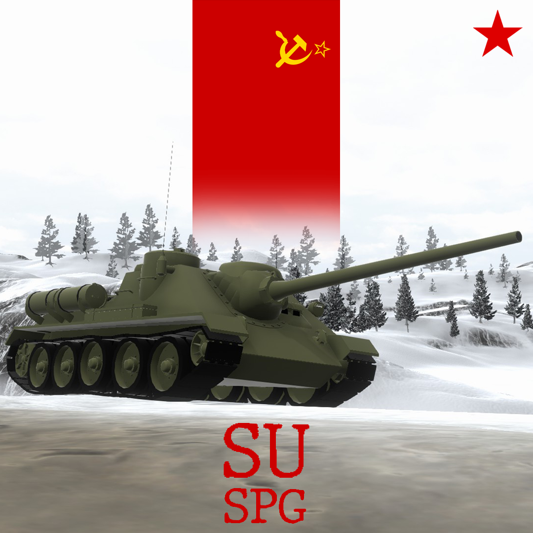 SU-85/85M/100/122 Self-Propelled Guns (Commission)