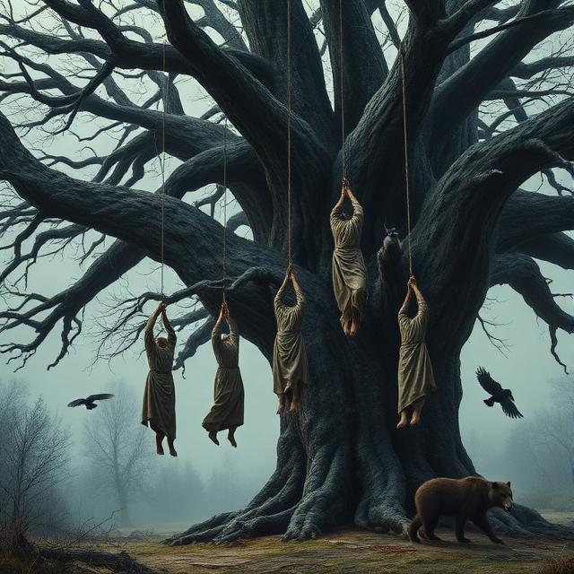 Decorative Hanged Mans Evil Tree
