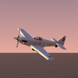 North American P-51D Mustang Race #3 "Bardahl Special"