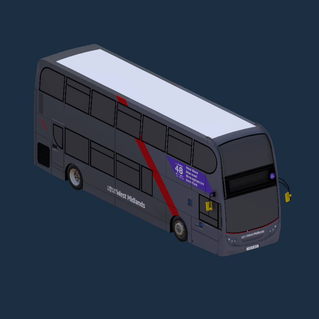 National Express West Midlands 48 branded Enviro 400 Facelift