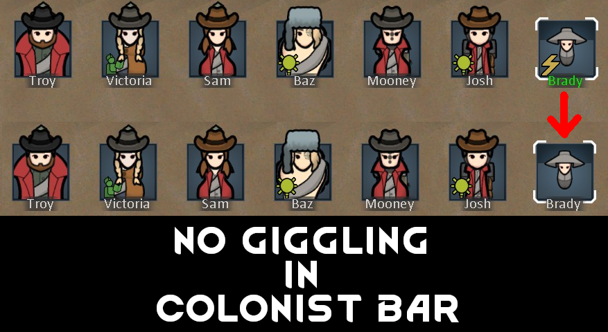 No Giggling In Colonist Bar