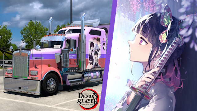 Kenworth W900 Kanao Tsuyuri - Kimetsu no Yaiba [Combo Skin]