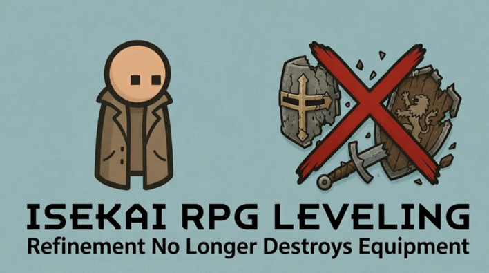 ISEKAI RPG LEVELING Refinement No Longer Destroys Equipment