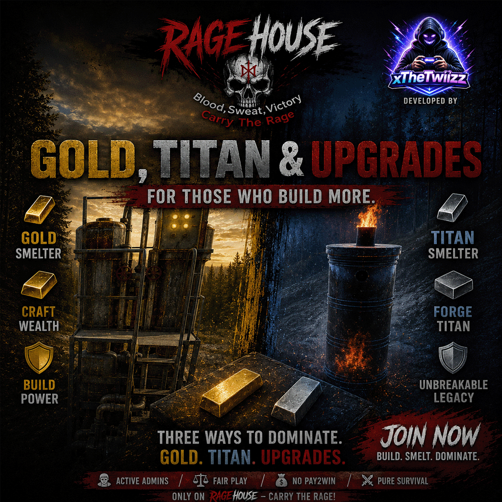 RAGEHOUSE - Gold & Titanium Processing / by xTheTwiizz