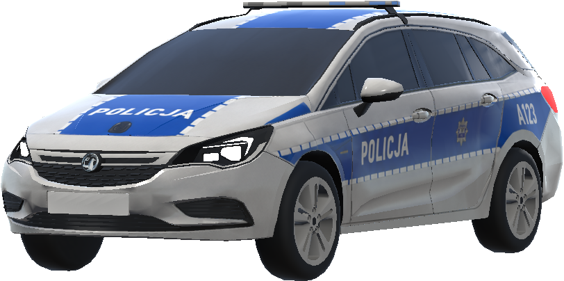PL- POLICJA Opel Astra