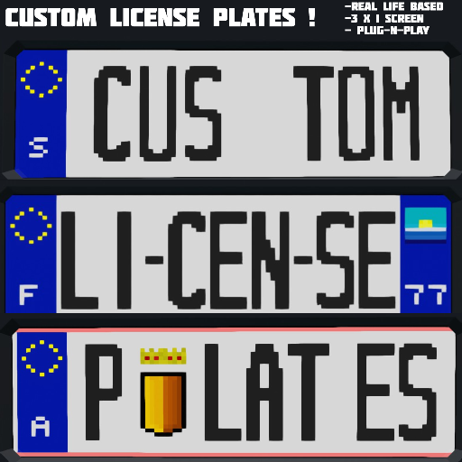 Custom License Plate Controller