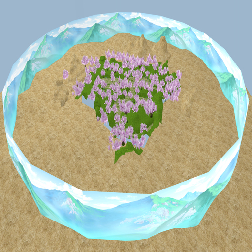 Neptune VIIR Sakura Tree Row (Prop)