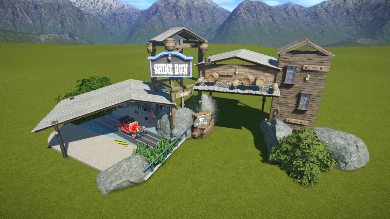 Simple Frontier Ride Entrance preview