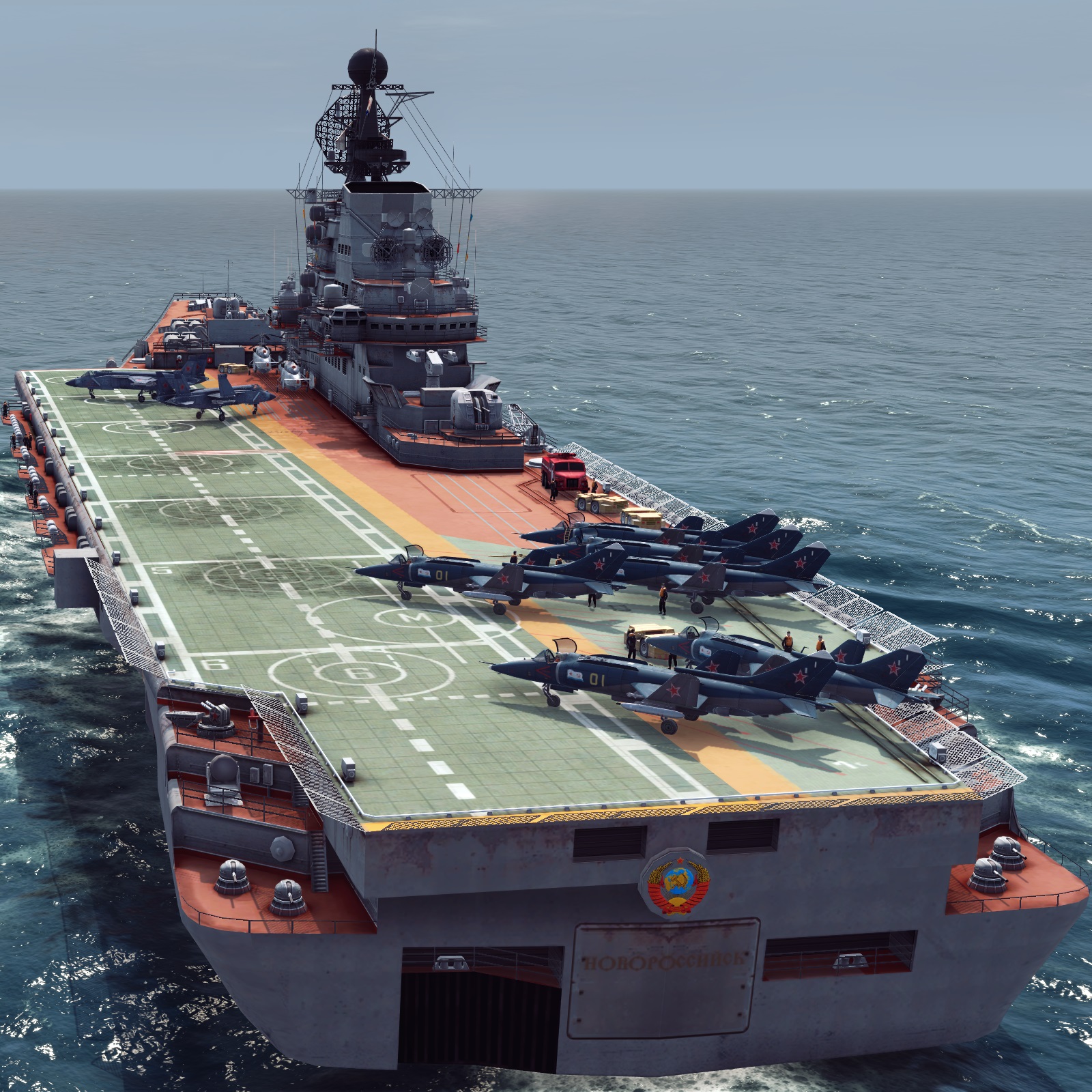 TAKR "Baku" and Yak-141 "Freestyle", UDP submod preview