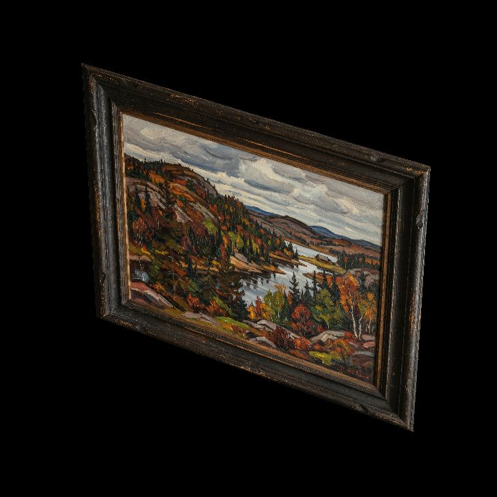 Painting, River Cottage {2D}