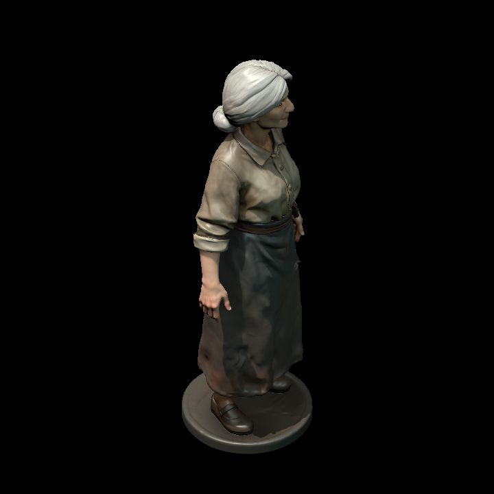 old peasant woman