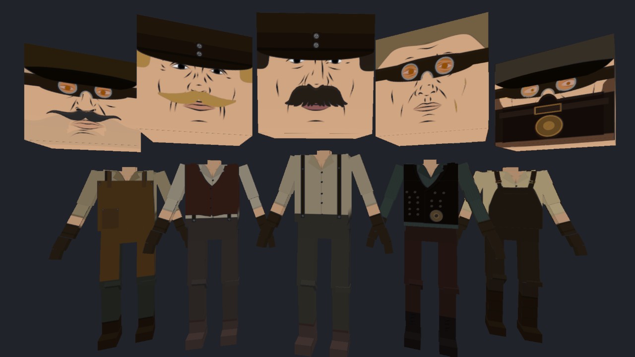 Steampunk Workers Pack