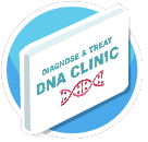 Sign DNA Clinic Color Canvas