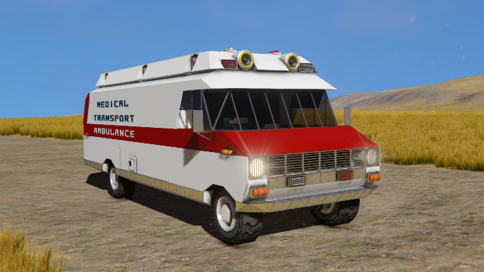 (Truck) Corvega Van-21 Ambulance