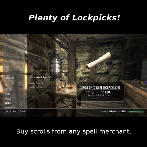 Plenty of Lockpicks