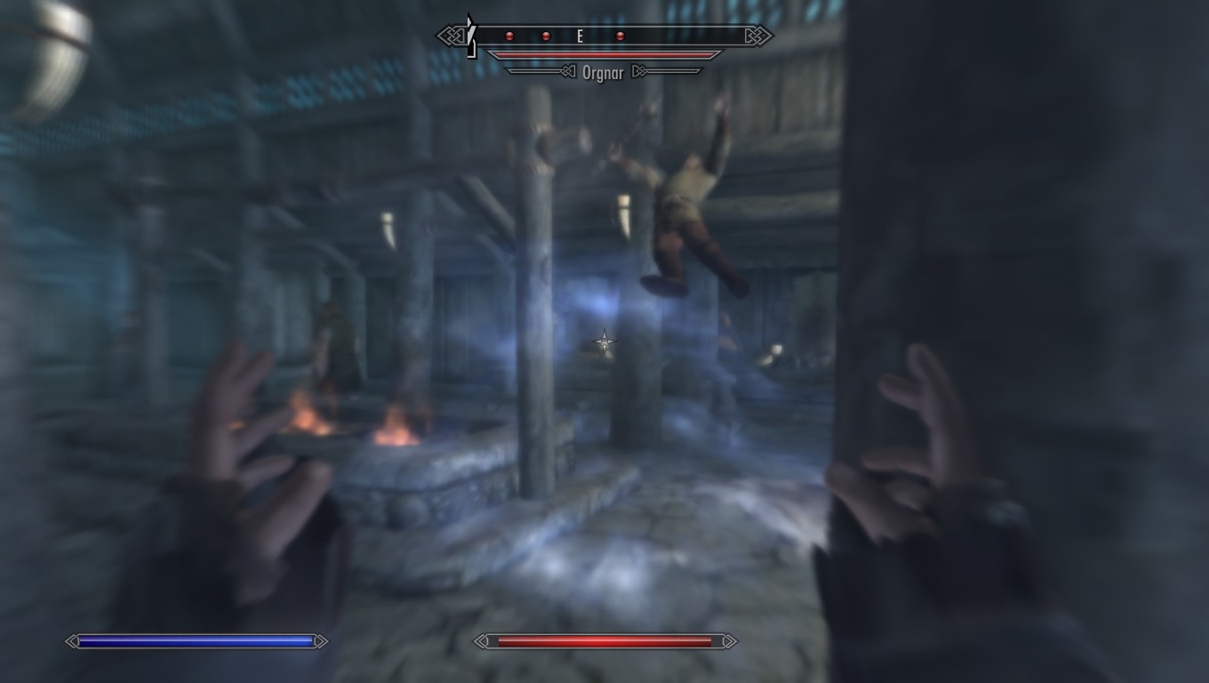 Greybeard Robes Equipable and Unrelenting Force effect 5 (Destruction knockback spell) preview