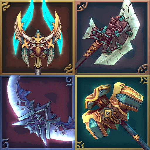 August Radiant Heroes Weapon Collection