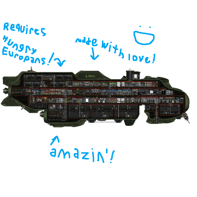 hungry europan subs by tiny – Barotrauma Mod