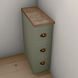 Rosemary Kitchen drawer 25 cm - Sage green