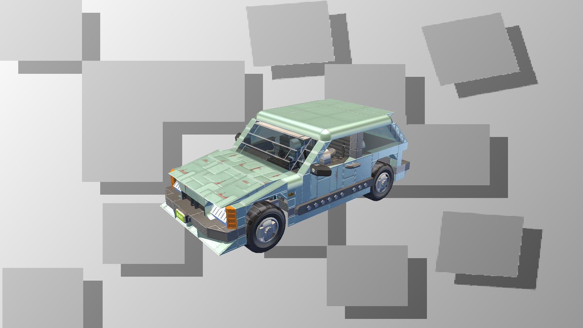 BIG VAZ-2113 Stock *Light Greenish Gray*