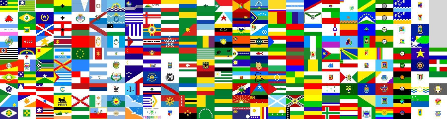South American First Subdivisions Flags