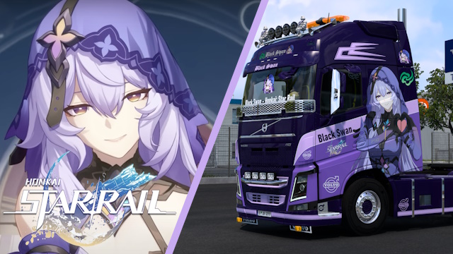 Volvo FH4 Black Swan - Honkai: Star Rail Skin