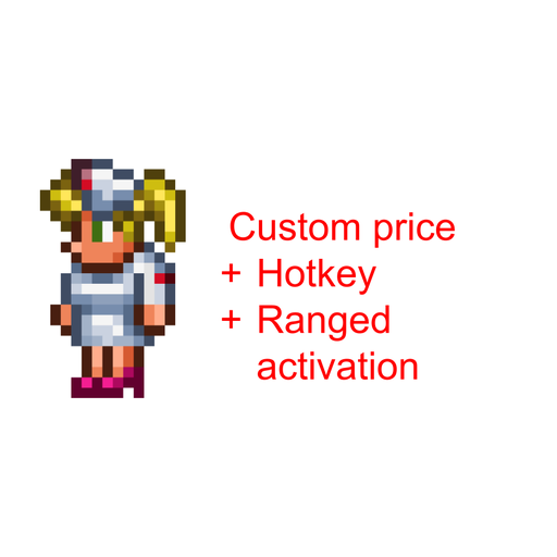 free nurse + hotkey – tModLoader Mod