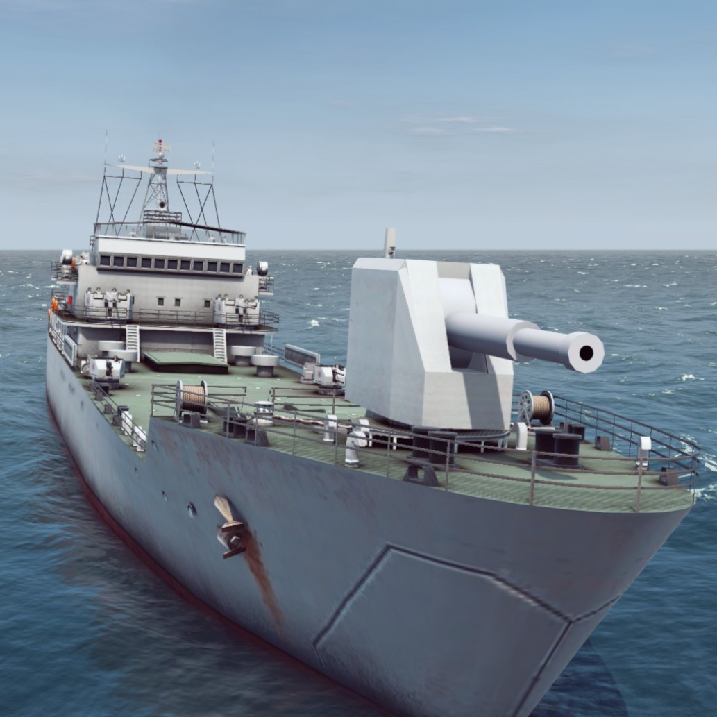 072 LST with Railgun