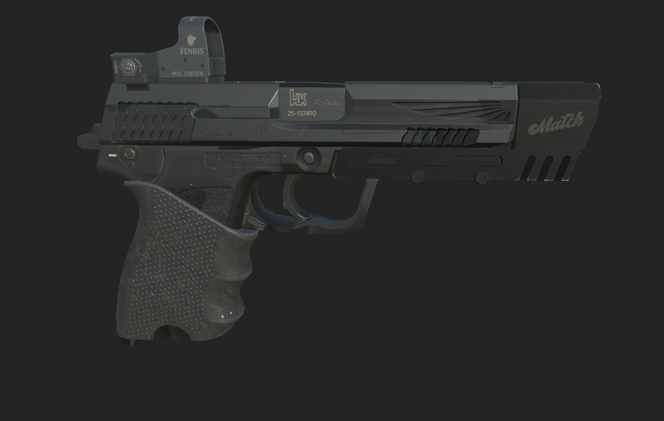 Black  USP Match 'deadeye' preview