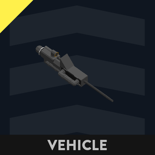 simple light autocannon gun pod