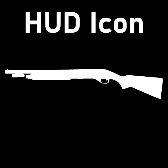 Cry of Fear - 870 HUD Icon (Pump Shotgun)