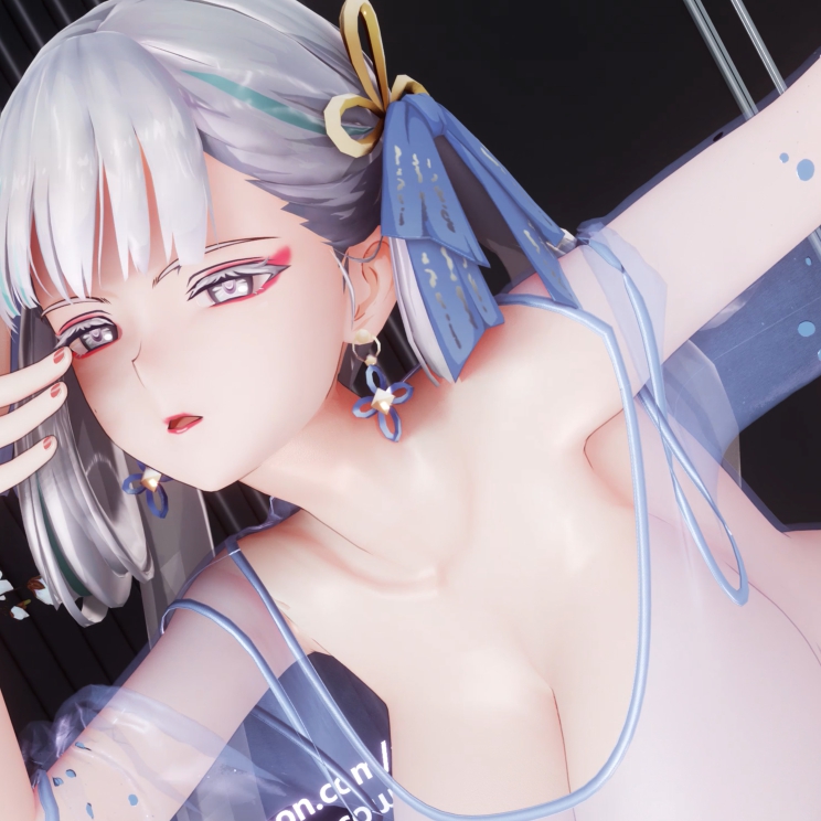 307_超涩透纱睡衣今汐大兔兔4k_Jinhsi_IVE_Love_Dive