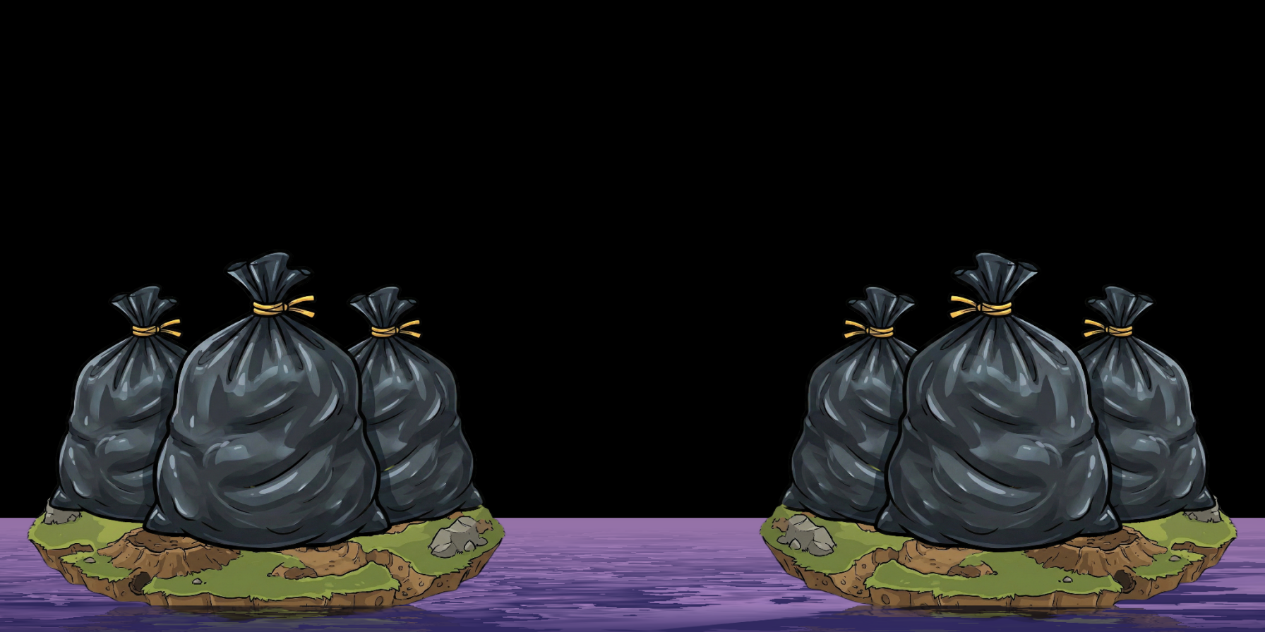 trashbags fort building fort modus