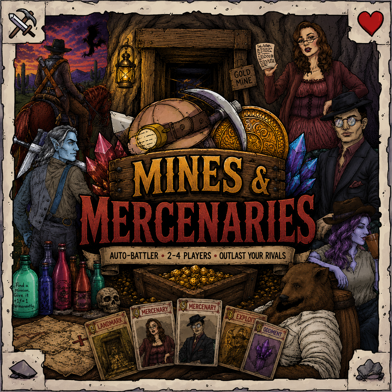 Mines & Mercenaries (FULLY SCRIPTED)