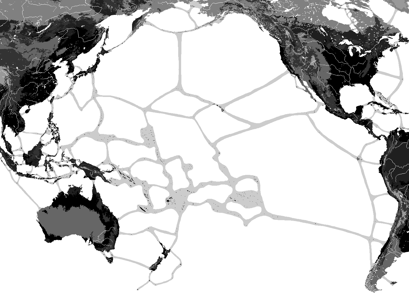 Map of the Pacific